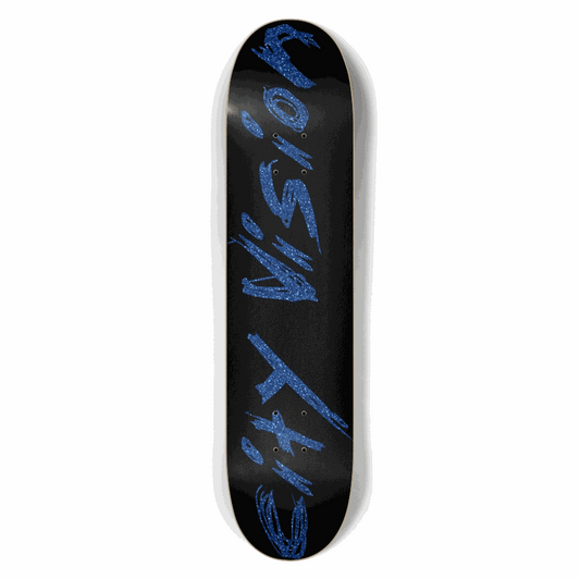 Black and Blue Glitter Name 7.50 City Vision Skateboards