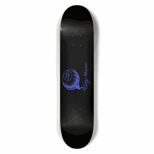 Black and Blue Logo 7.50 City Vision Skateboards