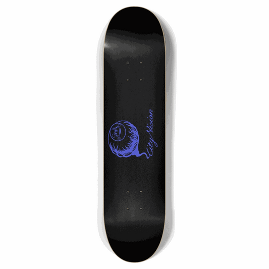 Black and Blue Logo 7.87 City Vision Skateboards