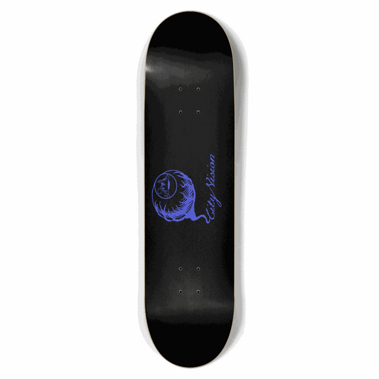Black and Blue Logo 8.50 City Vision Skateboards