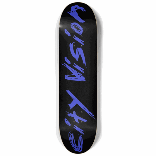 Black and Blue Name 8.25 City Vision Skateboards