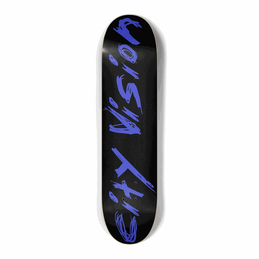 Black and Blue Name Mini 7.25 City Vision Skateboards
