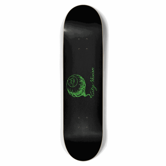Black and Green Glitter Logo 8.50 City Vision Skateboards