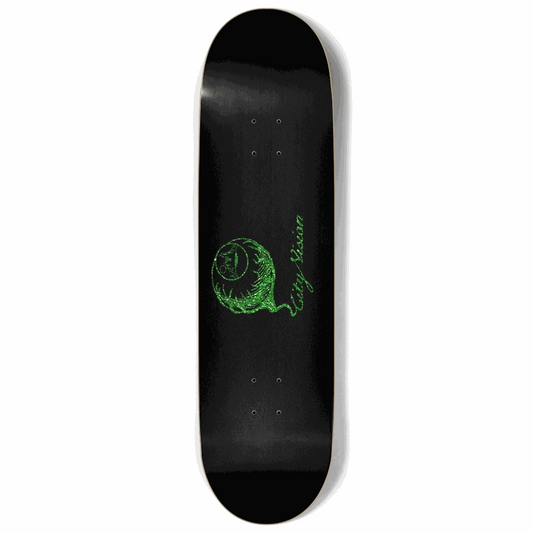 Black and Green Glitter Logo 9.00 City Vision Skateboards