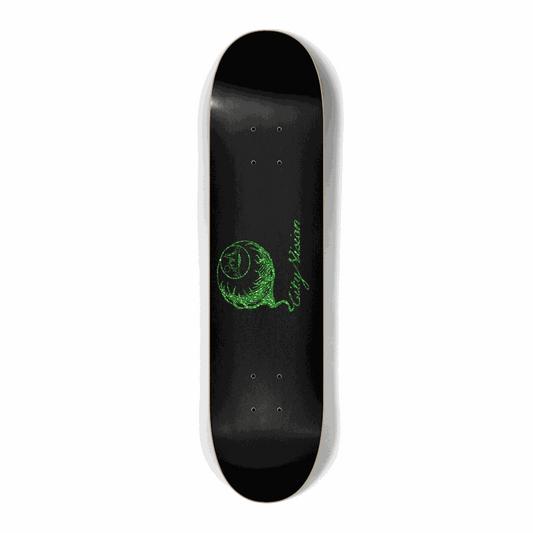 Black and Green Glitter Logo Mini 7.25 City Vision Skateboards