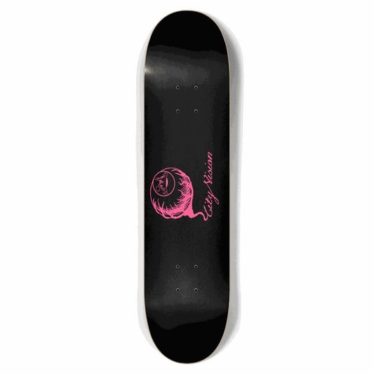 Black and Hot Pink Logo 7.75 City Vision Skateboards