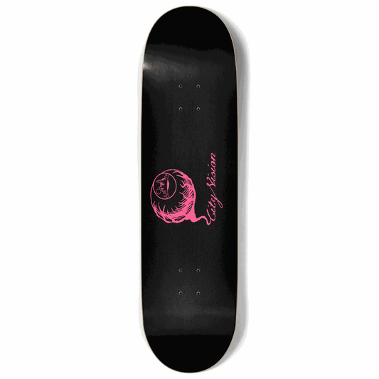 Black and Hot Pink Logo 9.00 City Vision Skateboards