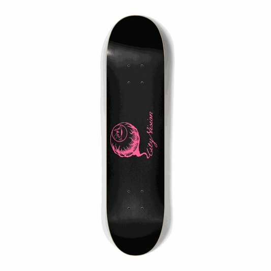 Black and Hot Pink Logo Mini 7.25 City Vision Skateboards