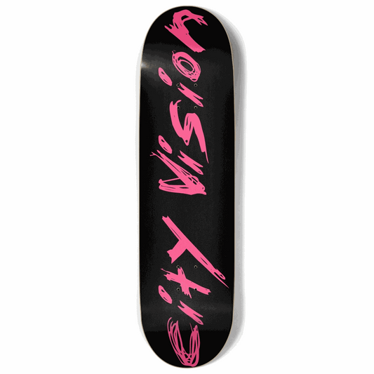 Black and Hot Pink Name 9.00 City Vision Skateboards