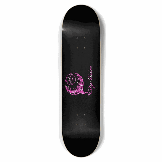 Black and Pink Glitter Logo 8.50 City Vision Skateboards