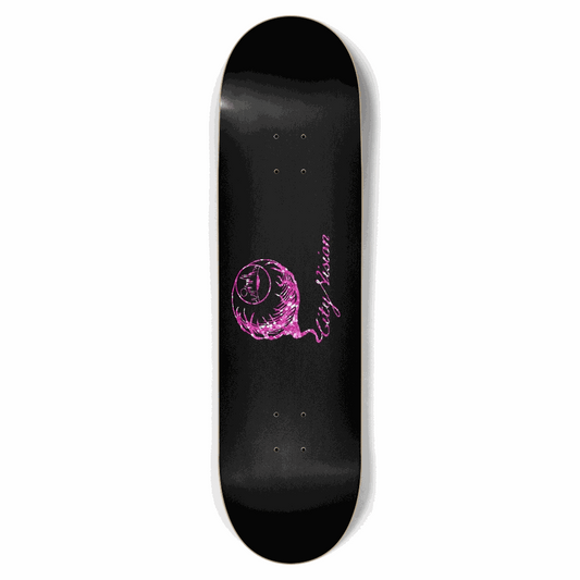 Black and Pink Glitter Logo 8.75 City Vision Skateboards