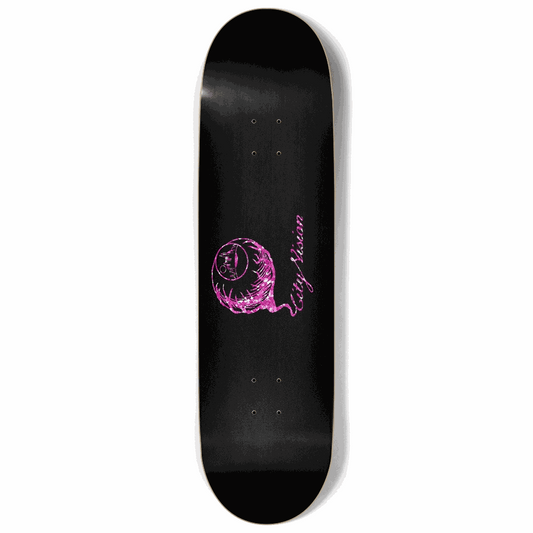 Black and Pink Glitter Logo 9.00 City Vision Skateboards
