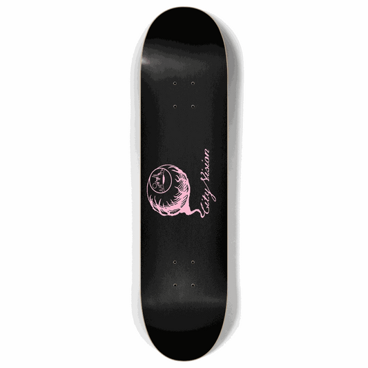 Skateboard - Black and Pink Logo 8.00 by City Vision Skateboards (8.00)