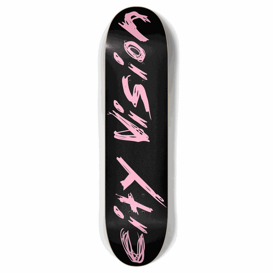 Black and Pink Name 7.87 City Vision Skateboards