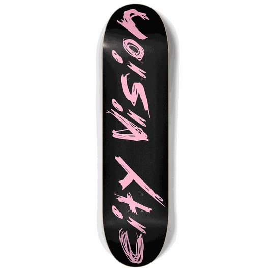 Black and Pink Name 8.25 City Vision Skateboards