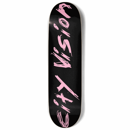 Black and Pink Name 9.00 City Vision Skateboards