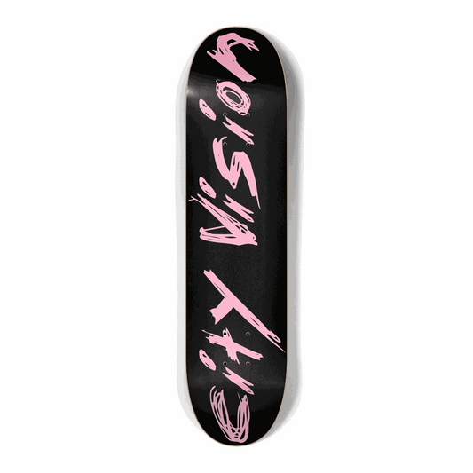 Black and Pink Name Mini 7.25 City Vision Skateboards
