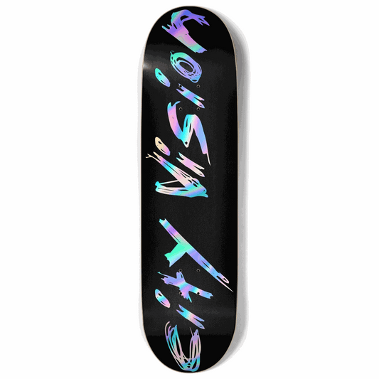 Black and Rainbow Name 9.00 City Vision Skateboards