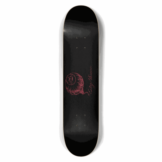 Black and Red Glitter Logo 7.50 City Vision Skateboards