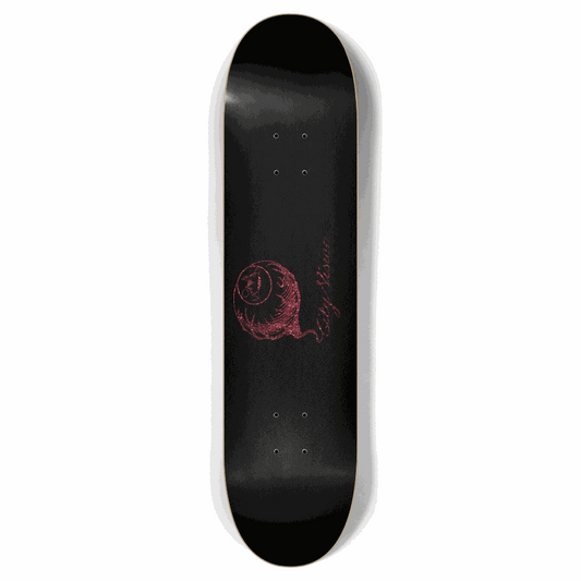 Black and Red Glitter Logo 7.87 City Vision Skateboards