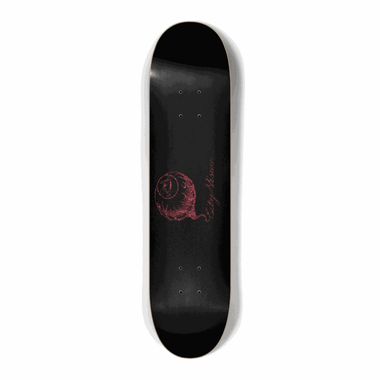Black and Red Glitter Logo Mini 7.25 City Vision Skateboards