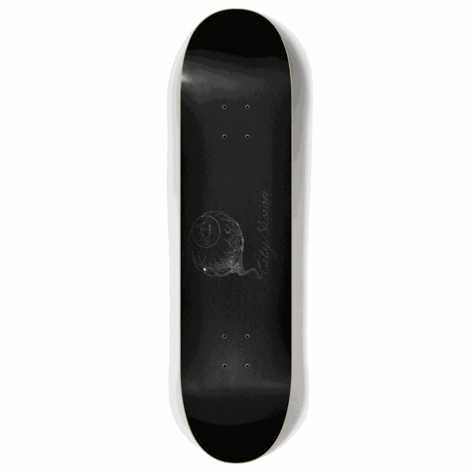Skateboard - Black and Stars Logo 8.00 by City Vision Skateboards (8.00)