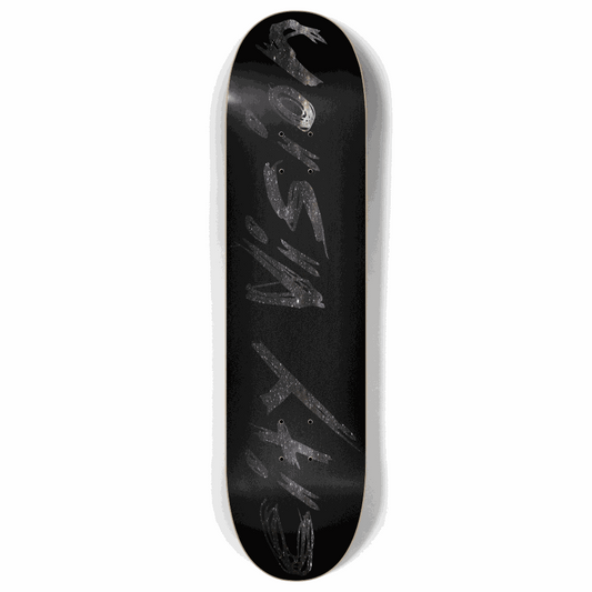 Skateboard - Black and Stars Name 8.00 by City Vision Skateboards (8.00)