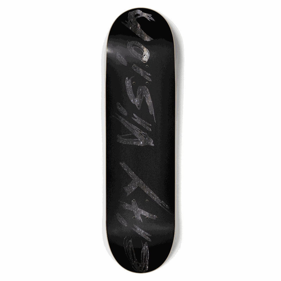 Black and Stars Name 8.75 City Vision Skateboards