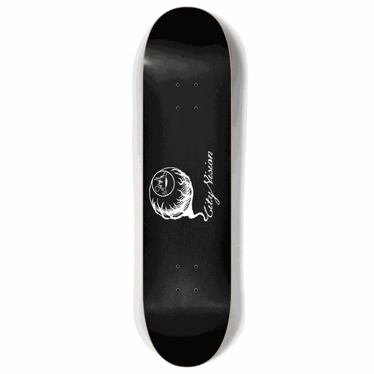 Skateboard - Black and White Logo 8.00 by City Vision Skateboards (8.00)