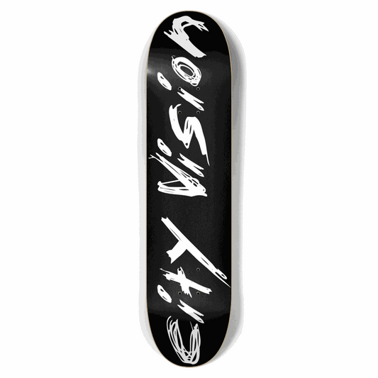 Black and White Name 7.62 City Vision Skateboards