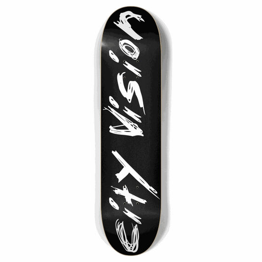 Black and White Name 7.87 City Vision Skateboards