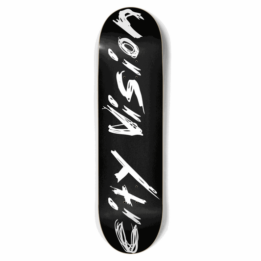 Black and White Name 8.75 City Vision Skateboards