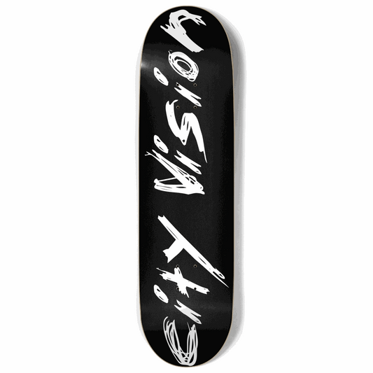 Black and White Name 9.00 City Vision Skateboards