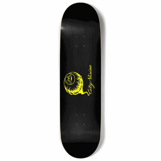 Black and Yellow Logo 9.00 City Vision Skateboards