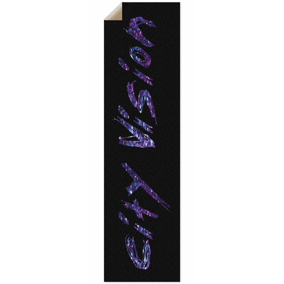 Black & Dark Glitter Name Griptape City Vision Skateboards