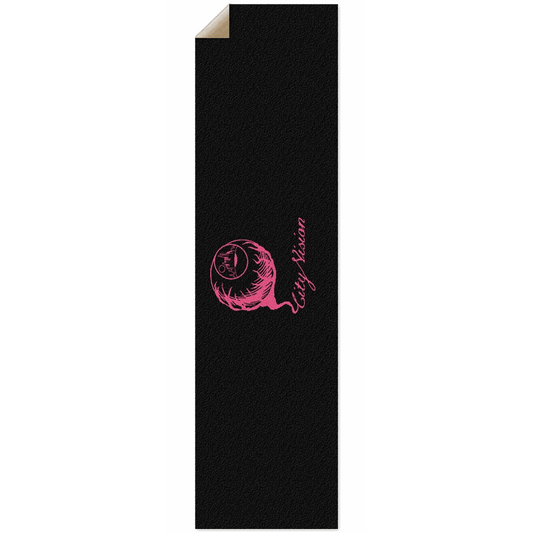 Black & Pink Logo Griptape City Vision Skateboards
