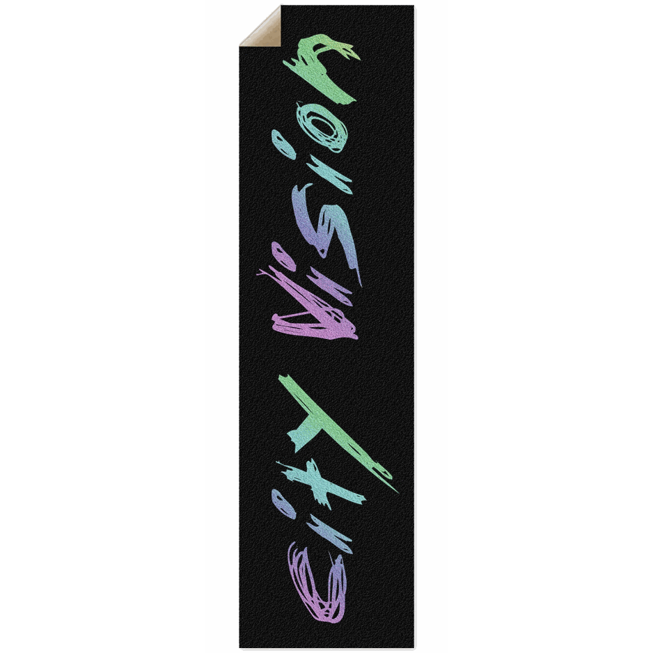Black & Rainbow Glitter Name Griptape City Vision Skateboards