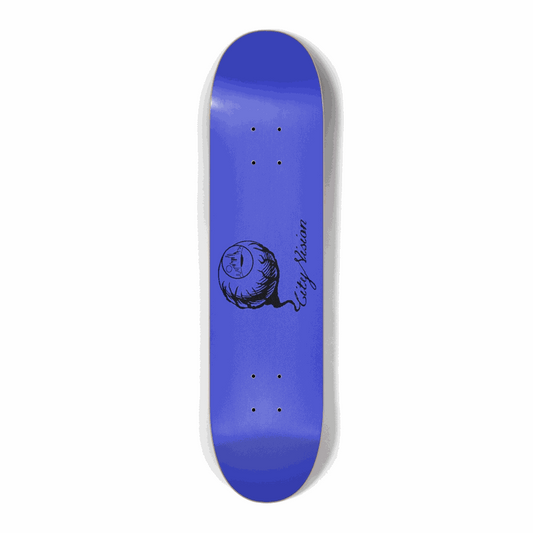 Blue and Black Logo Mini 7.25 City Vision Skateboards