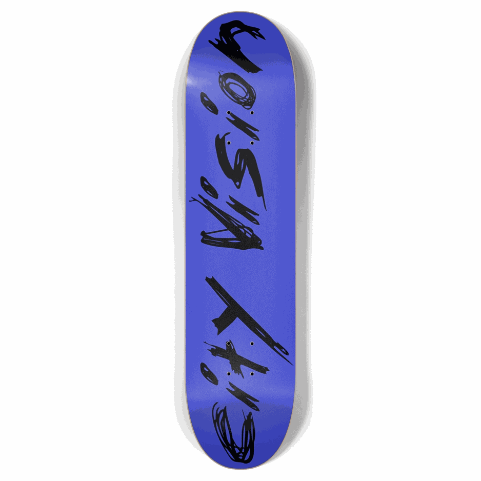 Blue and Black Name 7.87 City Vision Skateboards  City Vision Skateboards 7.87