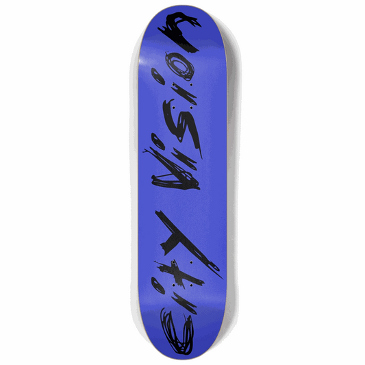 Blue and Black Name 8.25 City Vision Skateboards  City Vision Skateboards 8.25