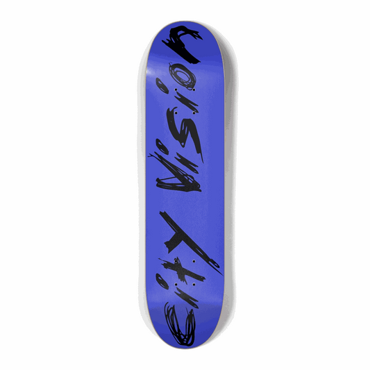 Blue and Black Name Mini 7.25 City Vision Skateboards