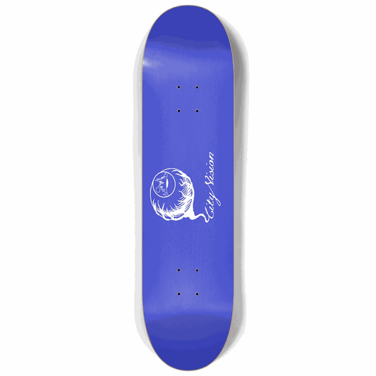 Blue and White Logo 8.25 City Vision Skateboards  City Vision Skateboards 8.25
