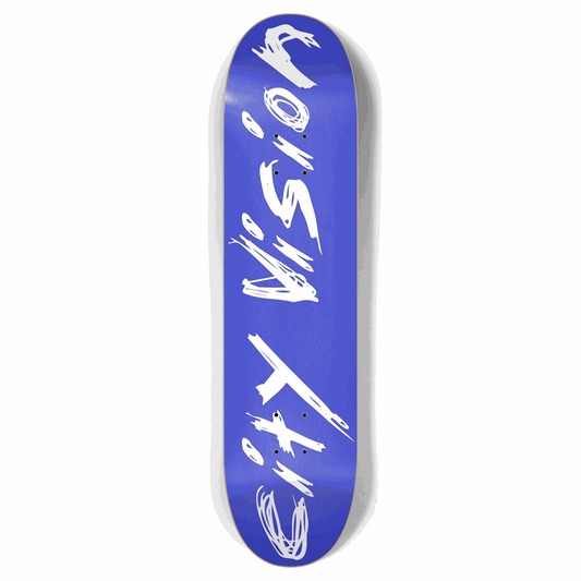 Blue and White Name 7.87 City Vision Skateboards  City Vision Skateboards 7.87