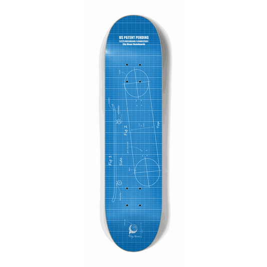 Blue Print Mini 7.25 City Vision Skateboards