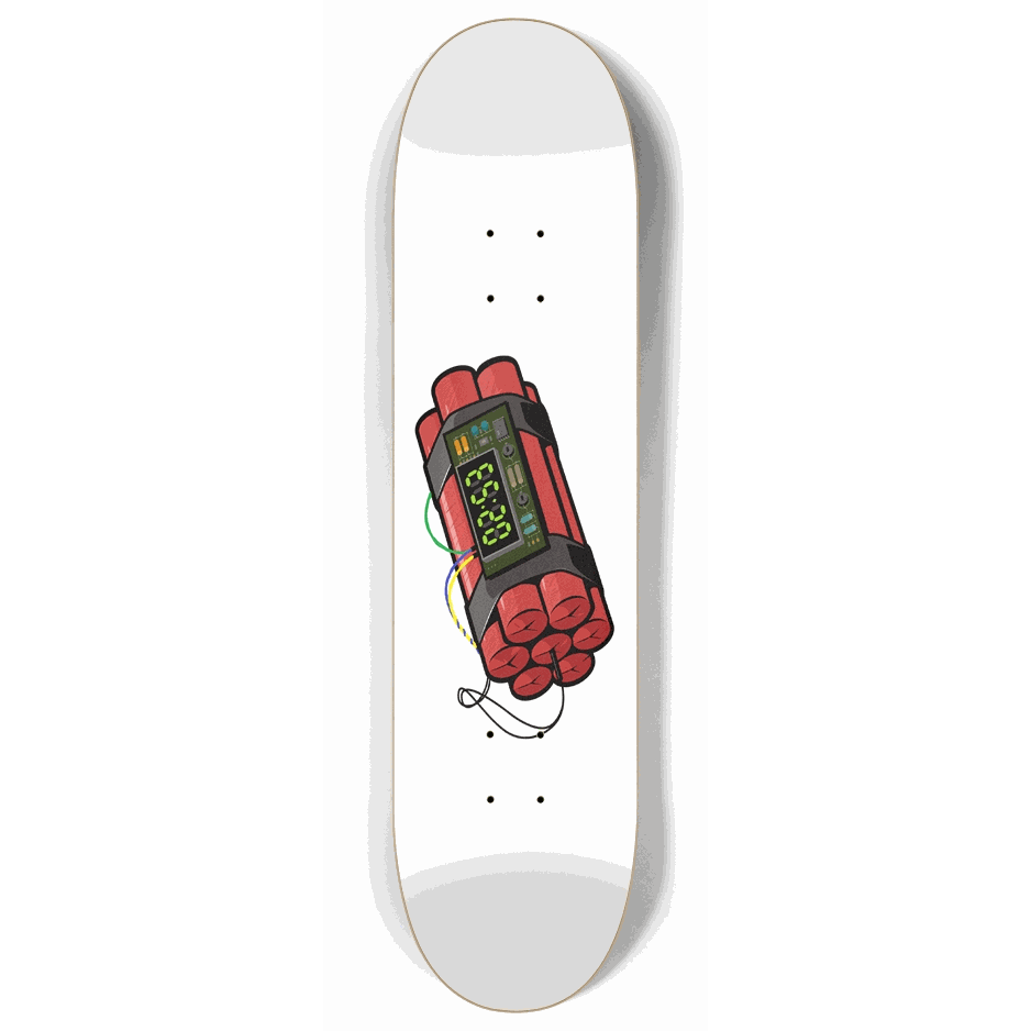Skateboard - Bomb 8.00 by City Vision Skateboards (8.00)