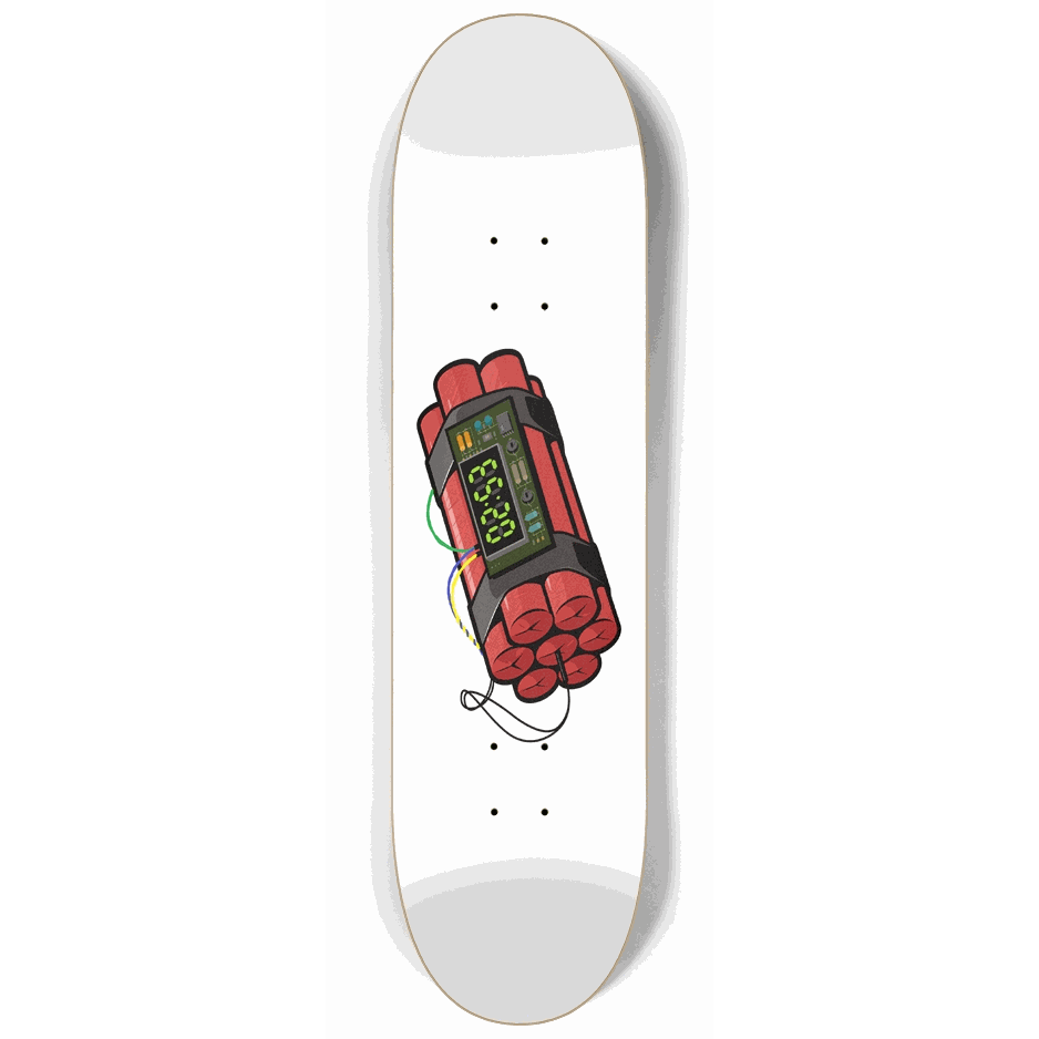 Bomb 8.25 City Vision Skateboards