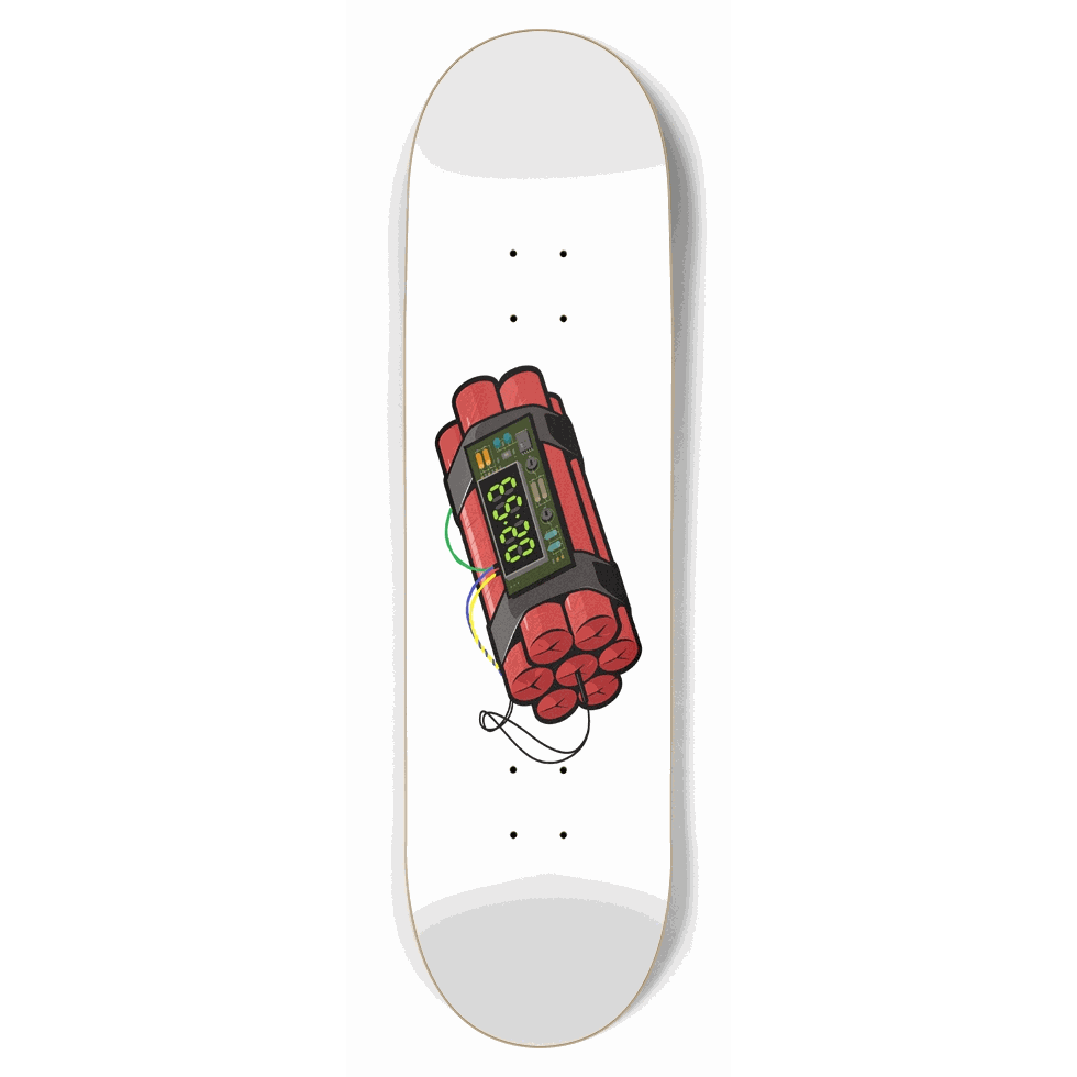 Bomb 8.75 City Vision Skateboards