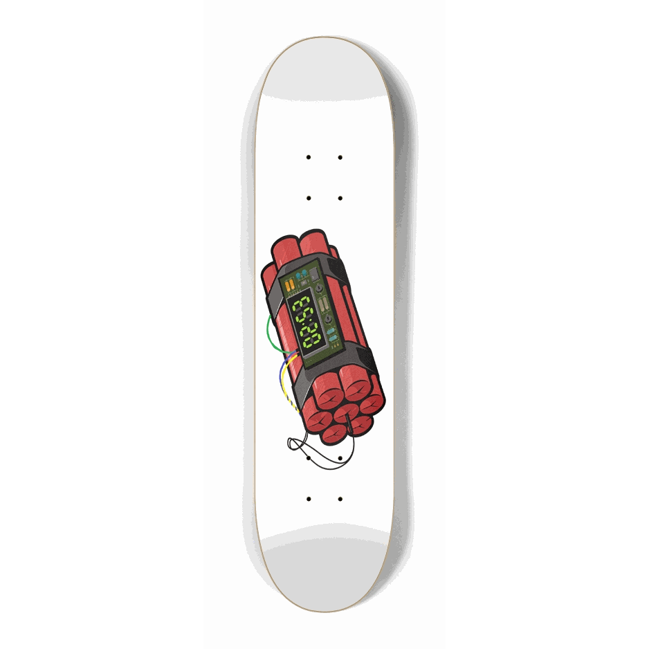 Bomb Mini 7.25 City Vision Skateboards