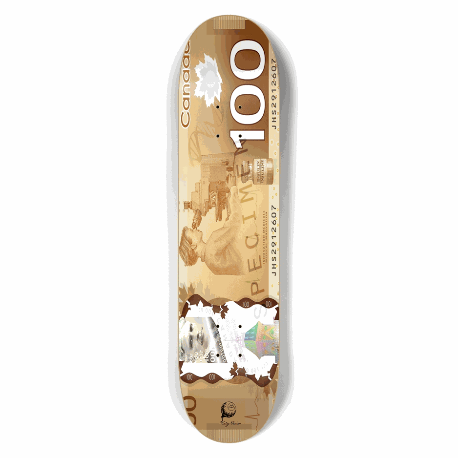 CAD 7.50 City Vision Skateboards  City Vision Skateboards 7.50
