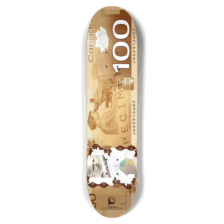 CAD 7.62 City Vision Skateboards  City Vision Skateboards 7.62